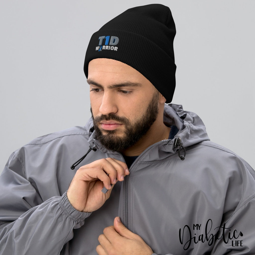 T1D Warrior - Black Beanie