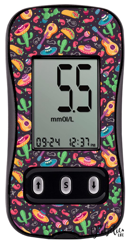 Taco Tuesday - Caresens N, skin and Decal, glucose meter sticker - MyDiabeticLife