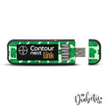 Tanks - Contour Next Link USB Peel, skin and Decal, Glucose meter sticker - MyDiabeticLife