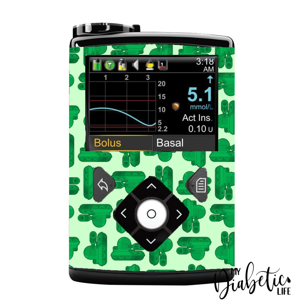 Tanks - Medtronic Pump (630/640/670/770) Sticker Full Cover W/clip 630/640/670