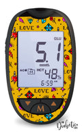 Tattoo Icons - Glucokey Connect Peel Skin And Decal Glucose Meter Sticker