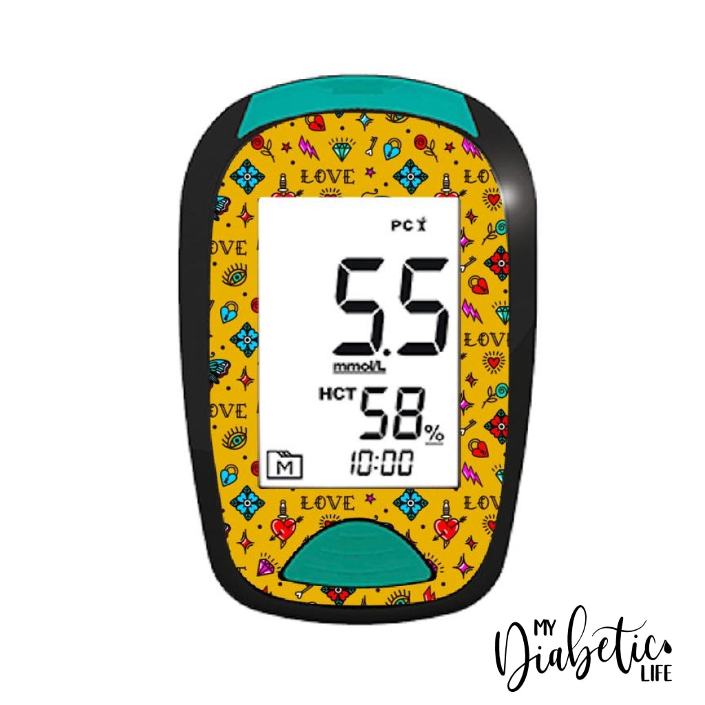 Tattoo Icons - Lifesmart Two Plus Peel Skin And Decal Glucose Meter Sticker Twoplus