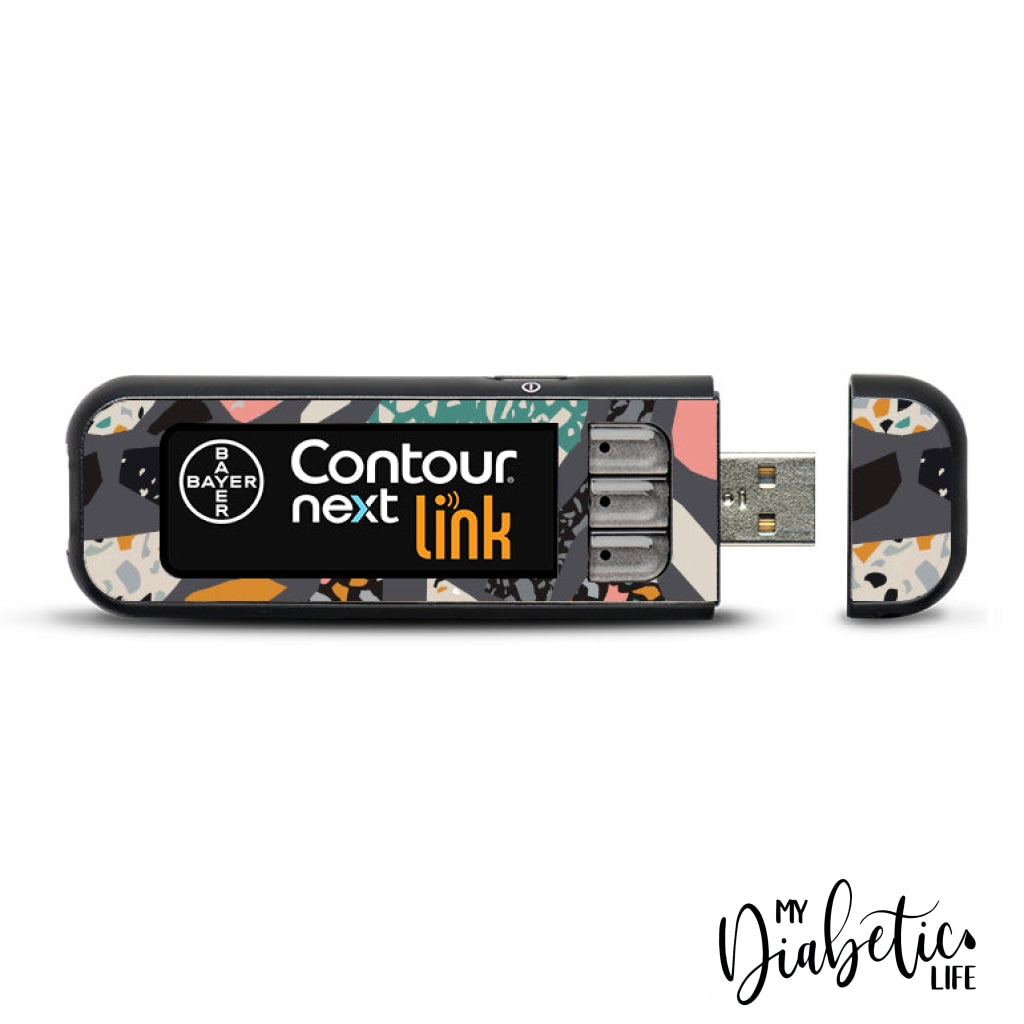 Terrazzo - Contour Next Link Usb Sticker