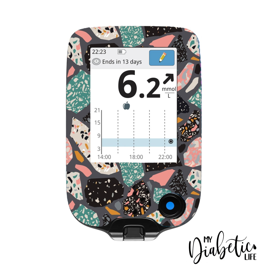 Terrazzo - Freestyle Libre/insulinx Meter Sticker Freestyle Libre