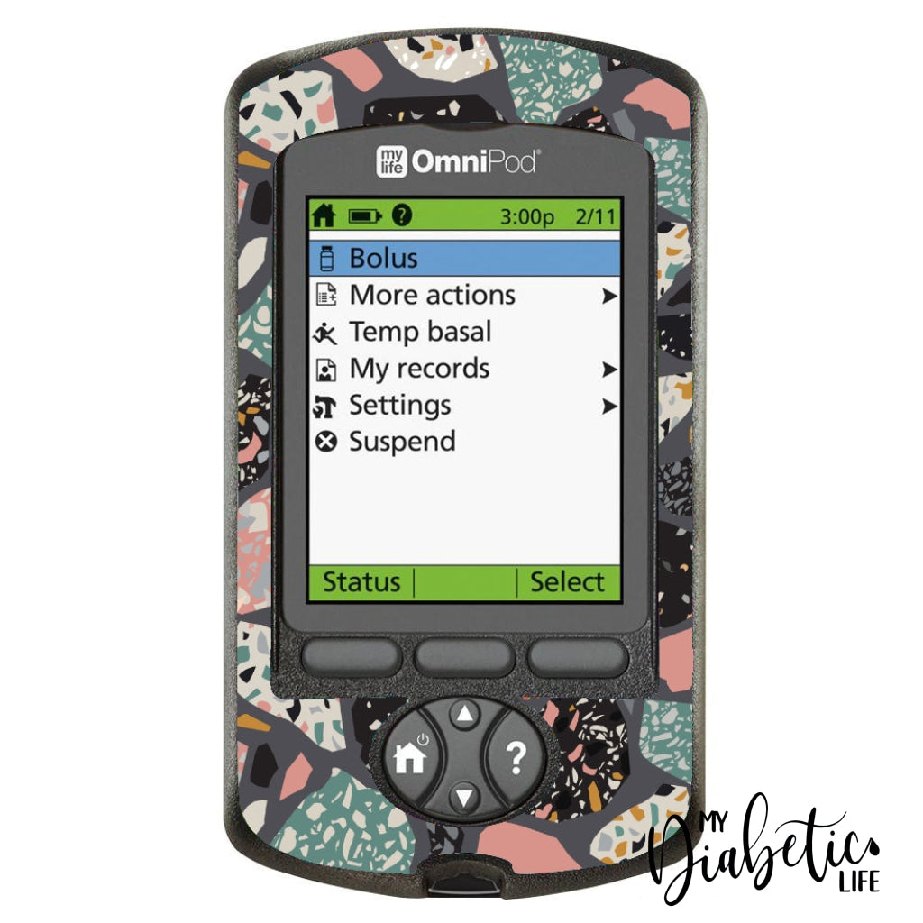 Terrazzo - Omnipod Pdm Sticker