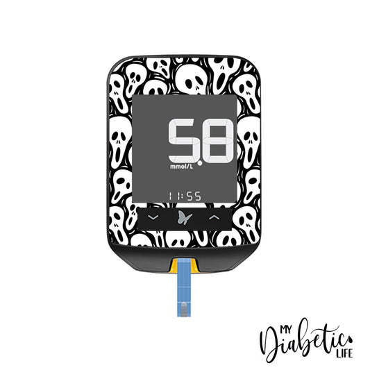 The Scream - Freestyle Optium Neo Peel Skin And Decal Glucose Meter Sticker Freestyle