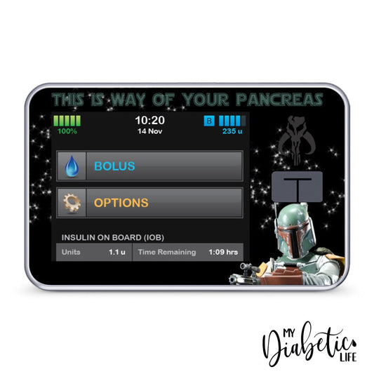 This Is The Way Of Your Pancreas - Tandem T:slim X2 Pump Sticker X2