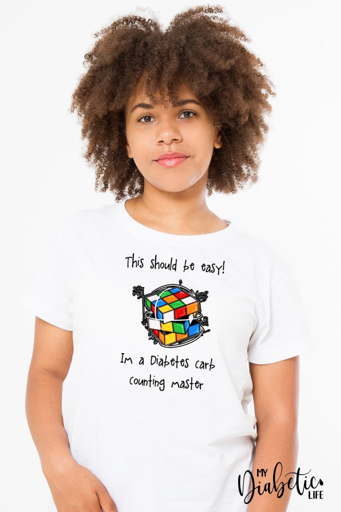 This Should Be Easy! Im A Diabetes Carb Counting Master - Awareness Diabetic Basic T-Shirt Graphic