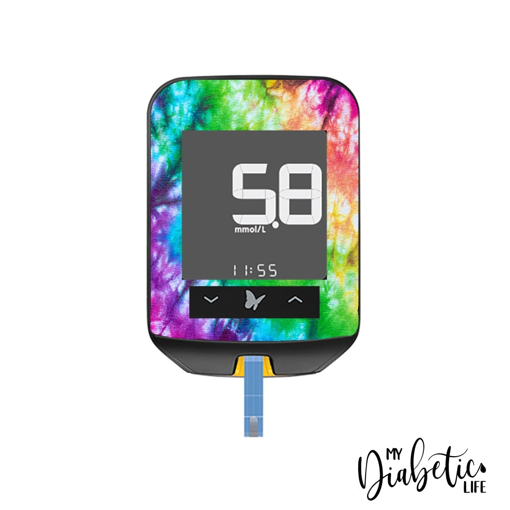 Tie Dye 1 - Freestyle Optium Neo Peel Skin And Decal Glucose Meter Sticker Freestyle