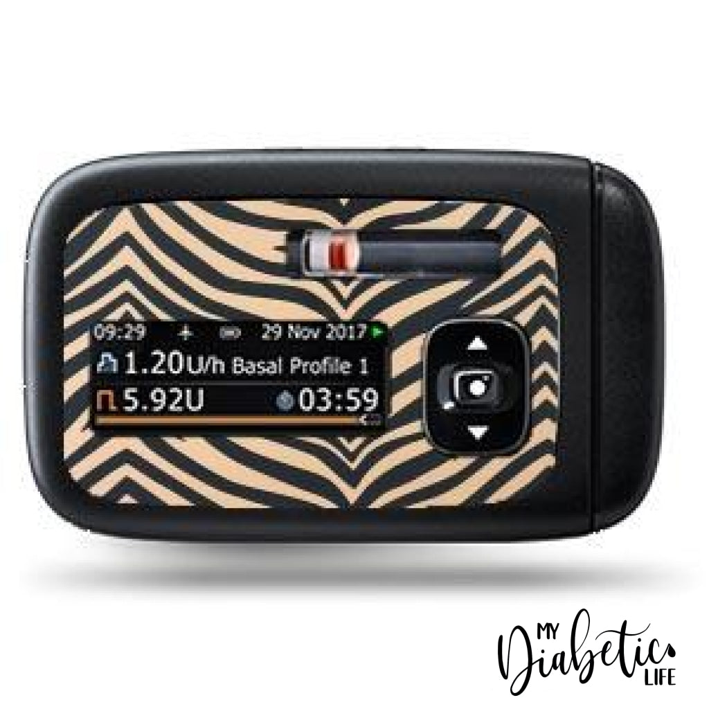 Tiger King - Accu-Chek Insight Peel Skin And Decal Insulin Pump Sticker Accu-Chek