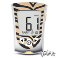 Tiger - Freestyle Optium Peel, skin and Decal, glucose meter sticker - MyDiabeticLife