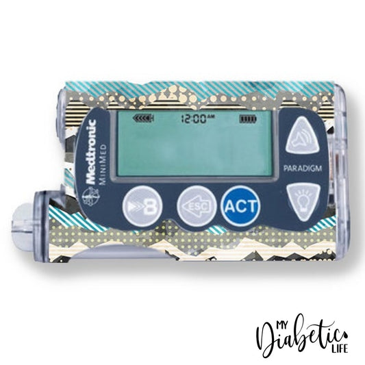 Torn - Medtronic Paradigm Series 7 Skin And Decal Insulin Pump Sticker