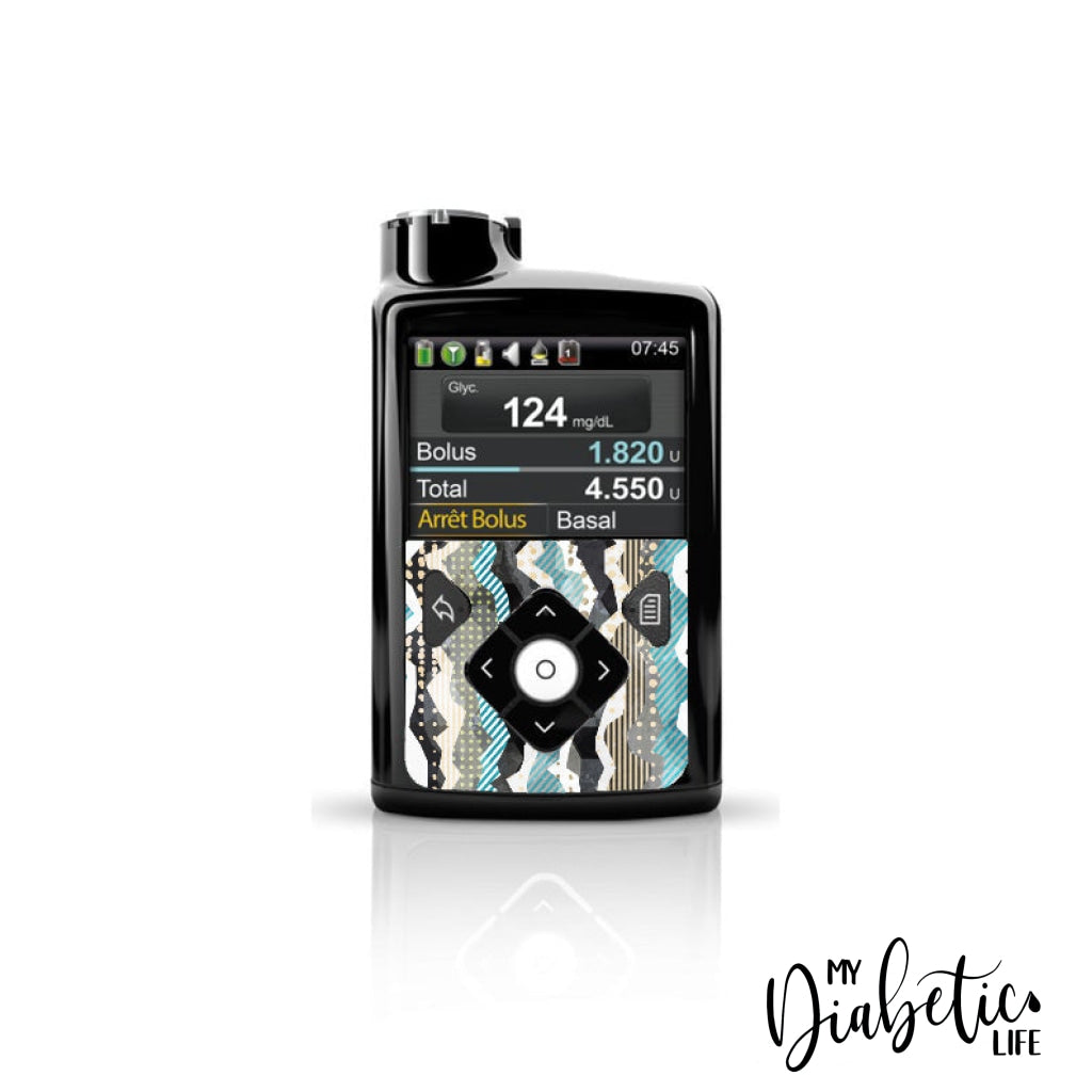 Torn - Medtronic Pump (630/640/670/770) Sticker Front Mini 630/640/670