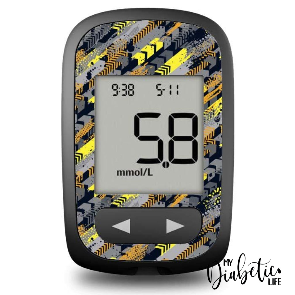 Tracks - Accu-Chek Guide Me Peel Skin And Decal Glucose Meter Sticker