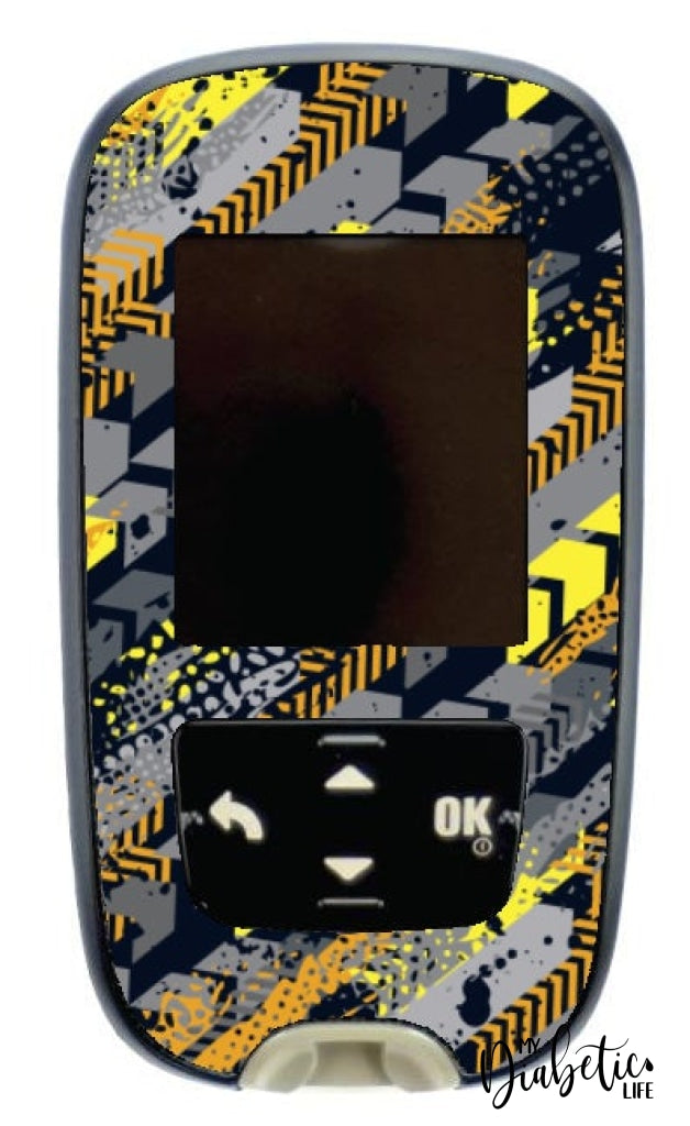 Tracks - Accu-Chek Guide Peel Skin And Decal Glucose Meter Sticker