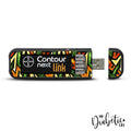 Tribal One - Contour Next USB Peel, skin and Decal, Glucose meter sticker - MyDiabeticLife