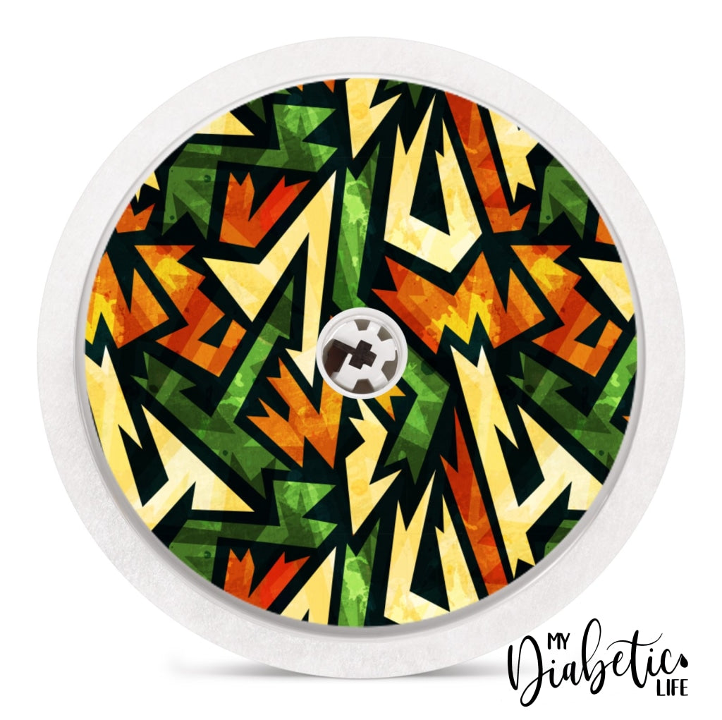 Tribal One - Freestyle Libre Sensor Peel Skin And Decal Fgm/cgm Sticker
