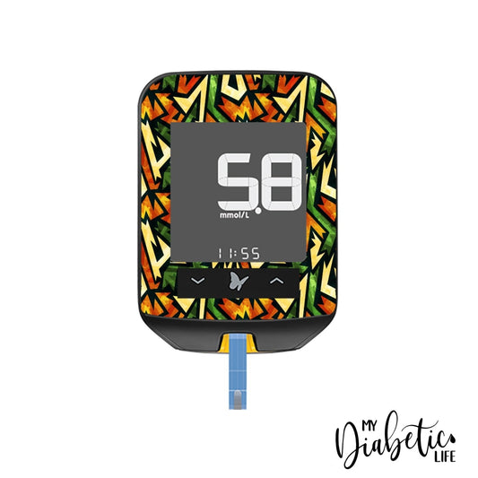 Tribal One - Freestyle Optium Neo Peel Skin And Decal Glucose Meter Sticker Freestyle