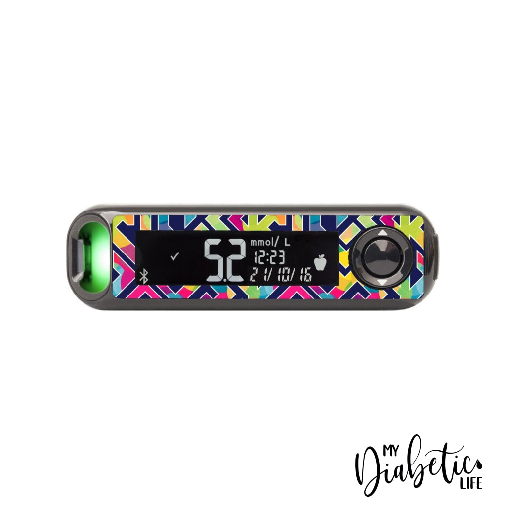 Tribal Three - Contour Next One Peel, skin and Decal, glucose meter sticker - MyDiabeticLife