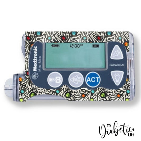 Tribal Three - Medtronic Paradigm Series 7 Skin And Decal Insulin Pump Sticker