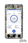 Tribal Two - Omnipod Dash, skin and Decal, glucose meter sticker - MyDiabeticLife