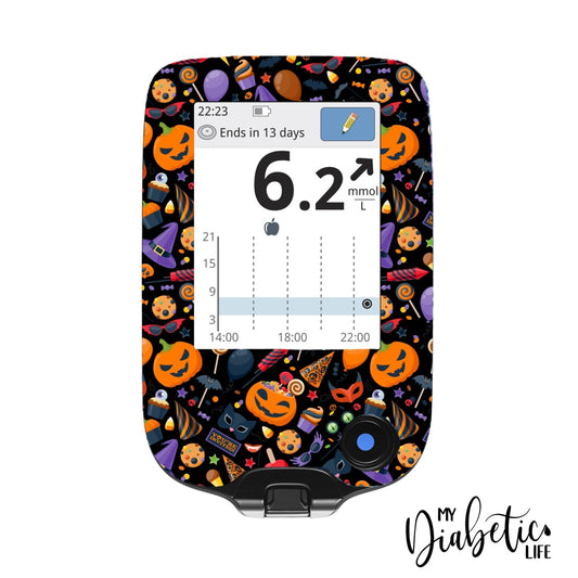 Trick Or Treat - Freestyle Libre Peel Skin And Decal Glucose Meter Sticker Freestyle