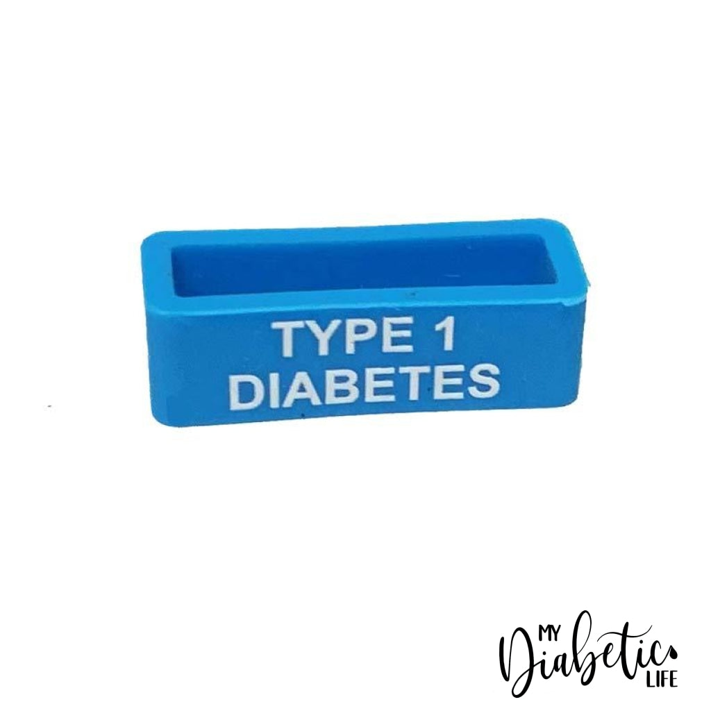 Type 1 Diabetes - Printed Watch Sleeve Blue Wearable Id Notifications