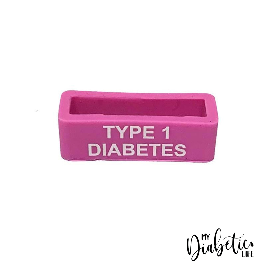 Type 1 Diabetes - Printed Watch Sleeve Pink Wearable Id Notifications