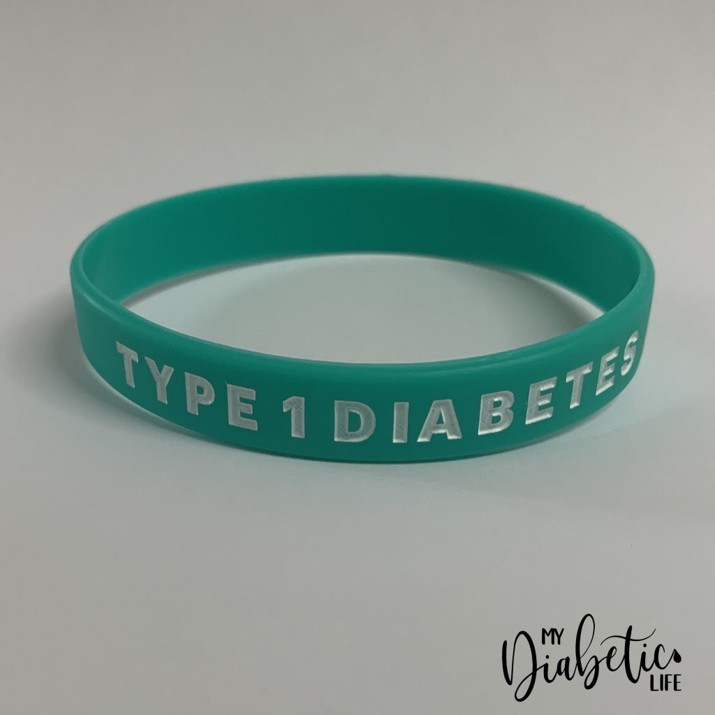 Type 1 Medical Id Wristband Teal