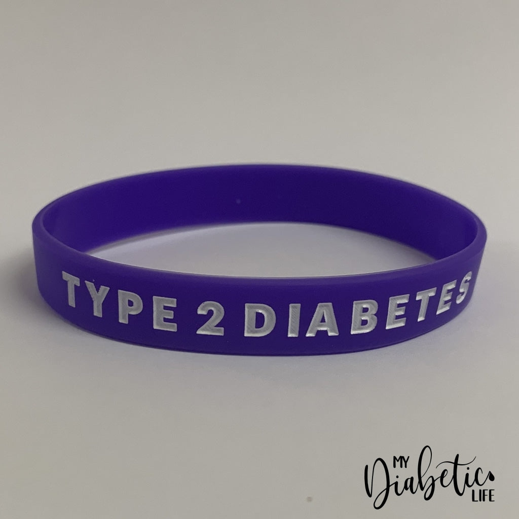 Type 2 Medical Id Wristband Purple