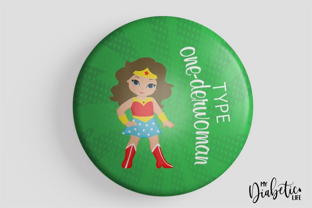 Type-Onederwoman - Keyring Bottle Opener Diabetes Alert Type One Diabetic Badge/magnet