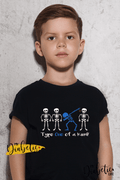 Skeleton Dabbing  - Diabetes awareness, medical conditions, type one diabetic, Basic White tshirt, Kids Graphic Diabetes Tee - MyDiabeticLife