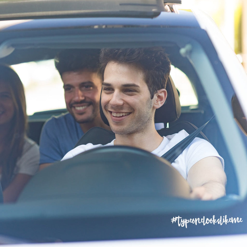 Type One Or Two Looks Like Me:  Diabetic Driver Medical Conditions Type Diabetic Car Bumper Sticker