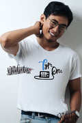 Type One + pumper - Diabetes awareness, medical conditions, type one diabetic, Basic White tshirt, Unisex Graphic Diabetes Tee - MyDiabeticLife