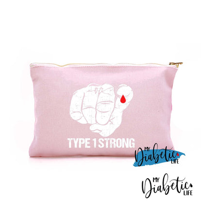 Type One Strong - Carry All Storage Bag Light Pink Storage Bags
