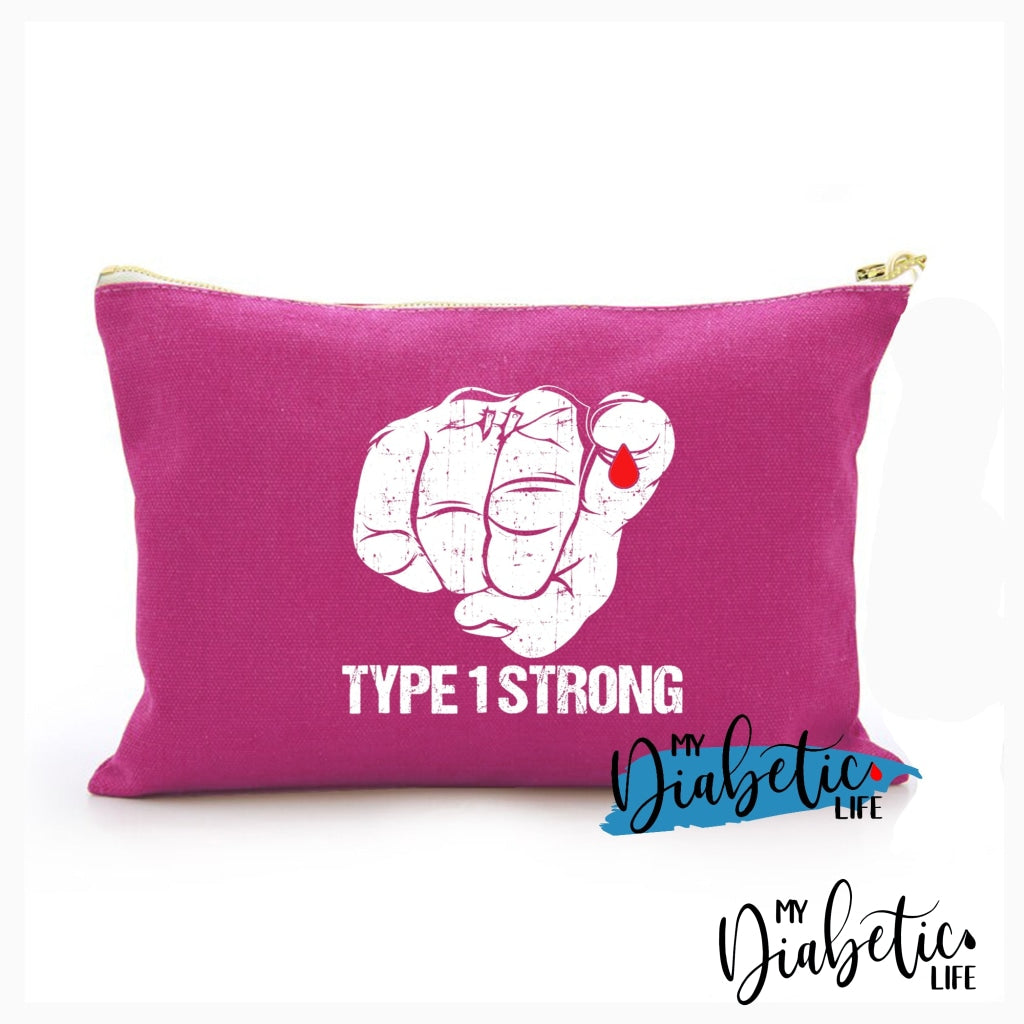 Type One Strong - Carry All Storage Bag Dark Pink Storage Bags
