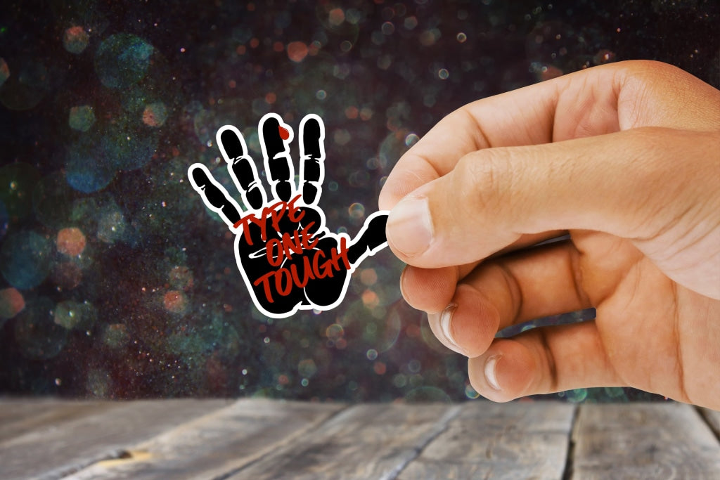 Type One Tough Handprint - Sticker Stickers