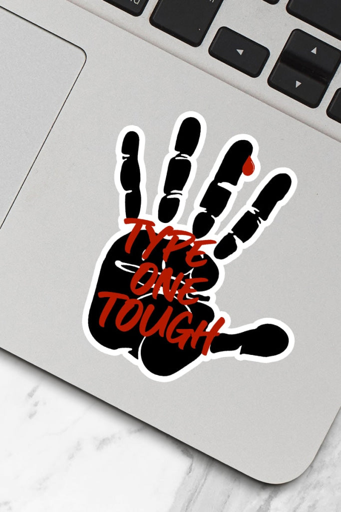 Type One Tough Handprint - Sticker Stickers