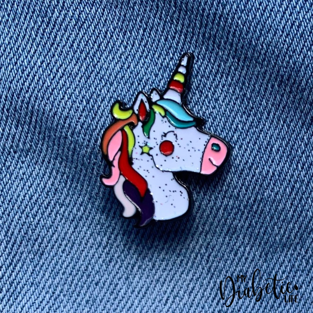 Unicorn And Glitter - Lapel Pin Badge/magnet