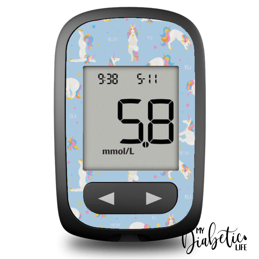 Unicorn Yoga - Accu-Chek Guide Me Sticker