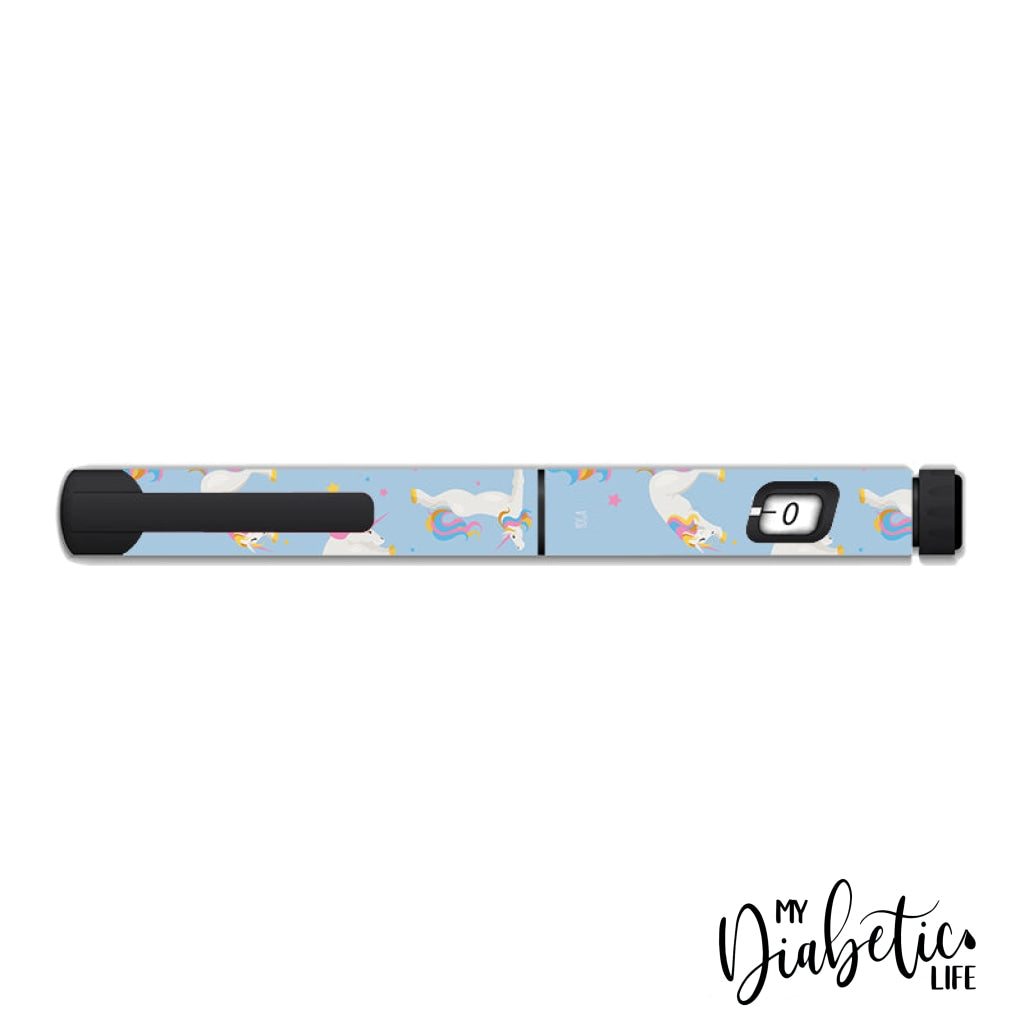 Unicorn Yoga - Novopen 4 5 Echo Sticker Novoecho Pen