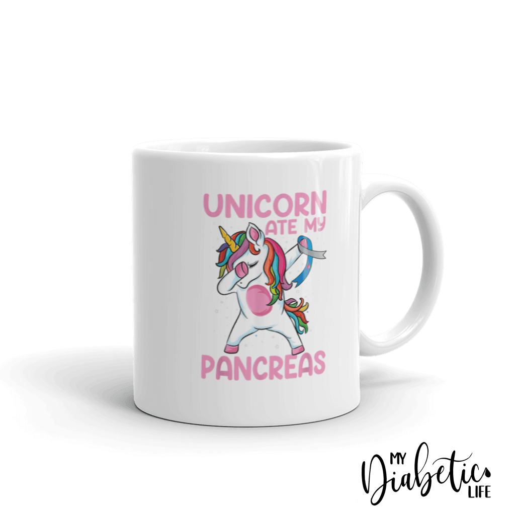 Unicorns Ate My Pancreas - Diabetes Awareness Coffee Mug Homewares
