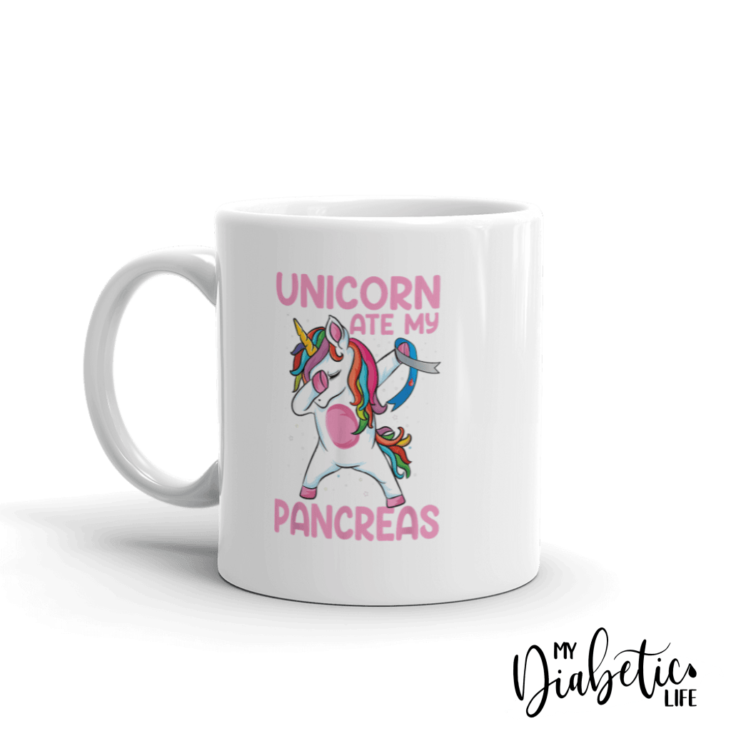 Unicorns Ate My Pancreas - Diabetes Awareness Coffee Mug Homewares