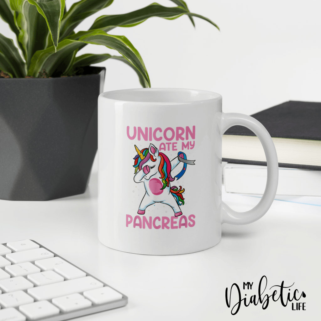 Unicorns Ate My Pancreas - Diabetes Awareness Coffee Mug Homewares