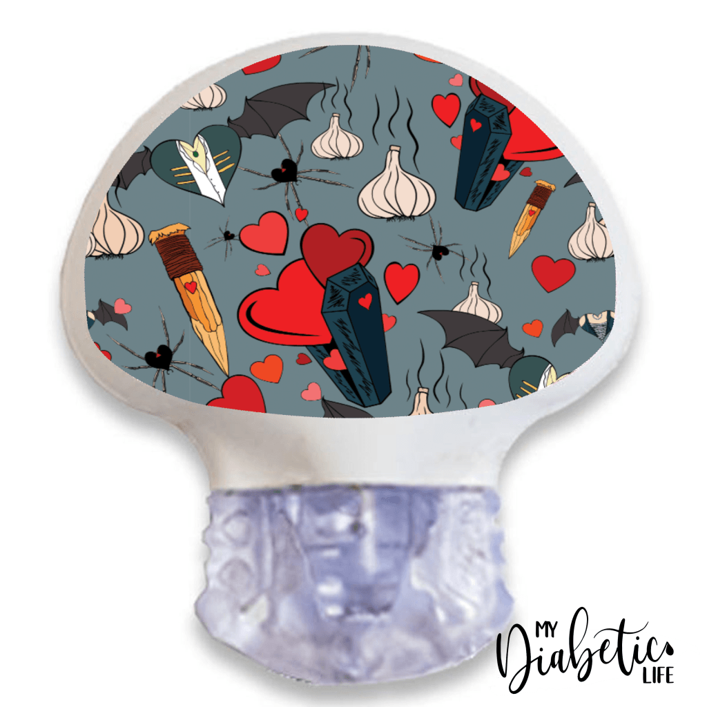 Vampire Diaries - Medtronic Enlite Peel, skin and Decal, cgm sticker - MyDiabeticLife