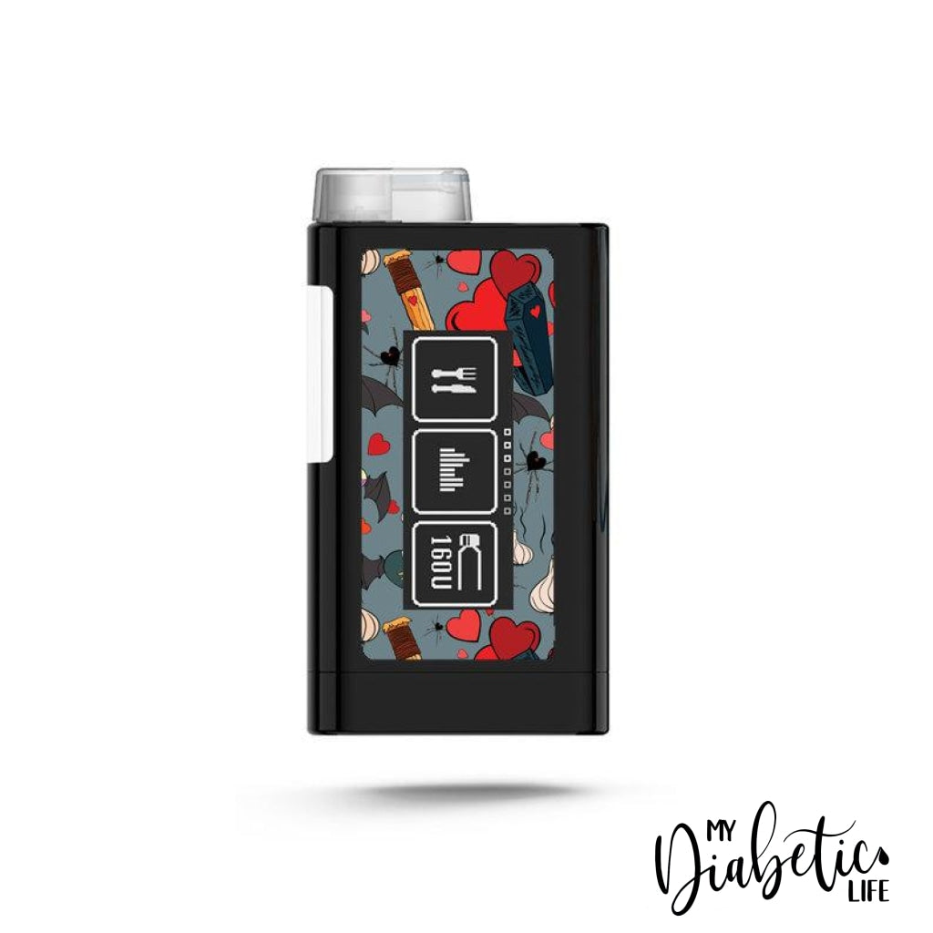 Vampire Slayer Diary - Ypsopump Peel, skin and Decal, Insulin pump sticker - MyDiabeticLife