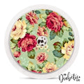 Vintage Mint Roses- Freestyle Libre Sensor Peel Skin And Decal Fgm/cgm Sticker