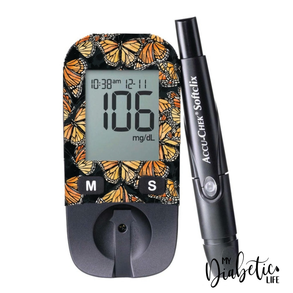 Wandering Monarch - Accu-Chek Active Sticker