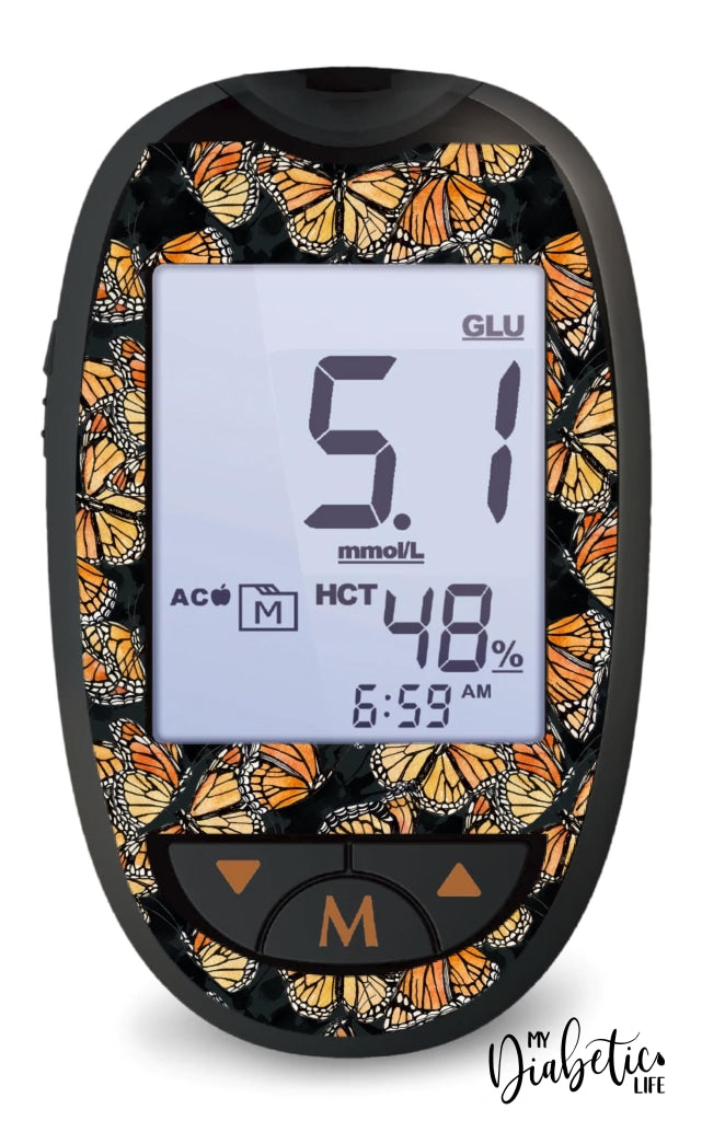 Wandering Monarch - Glucokey & Connect Sticker