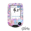 Watercolour Mandala - Freestyle Libre Peel, skin and Decal, glucose meter sticker - MyDiabeticLife